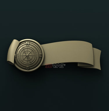 COMPASS SIGN 3D STL 3DWave